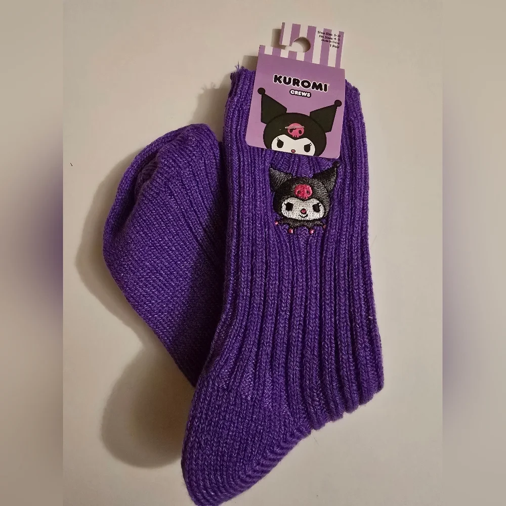Kuromi Crew Socks